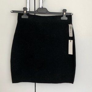Black Stretch Mini Skirt